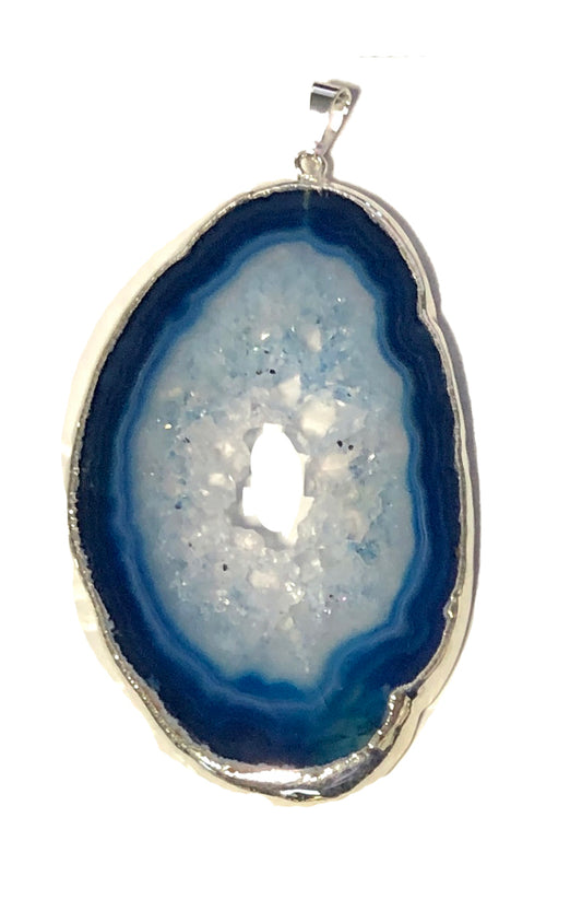blue quartz pendant