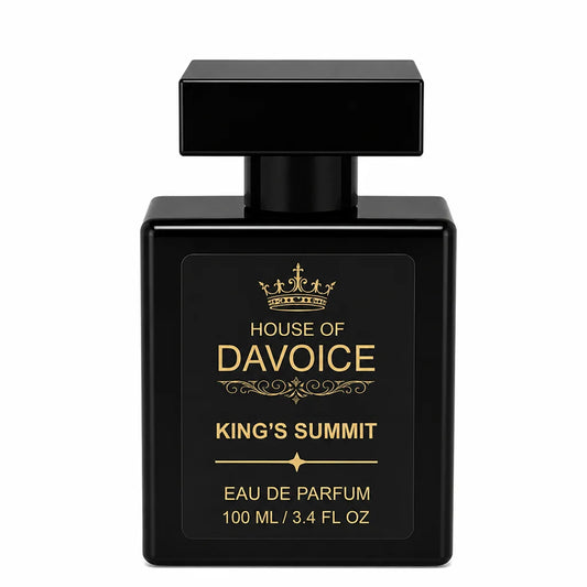 House of DaVoice King's Summit Creed Aventus dupe Eau de Parfum 100 mL front view on white background