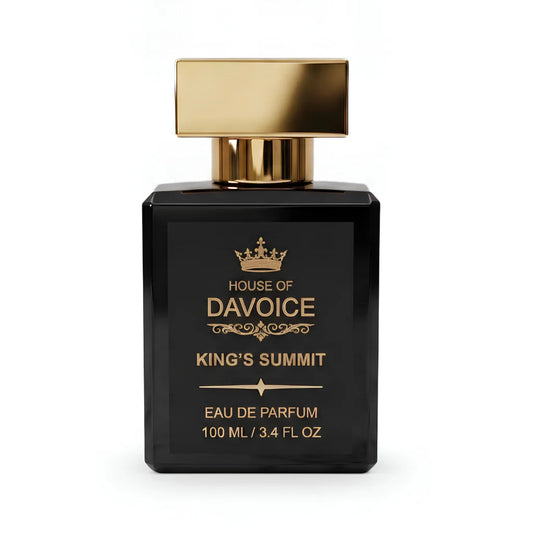 House of DaVoice King's Summit Creed Aventus dupe Eau de Parfum 100 mL front view on white background