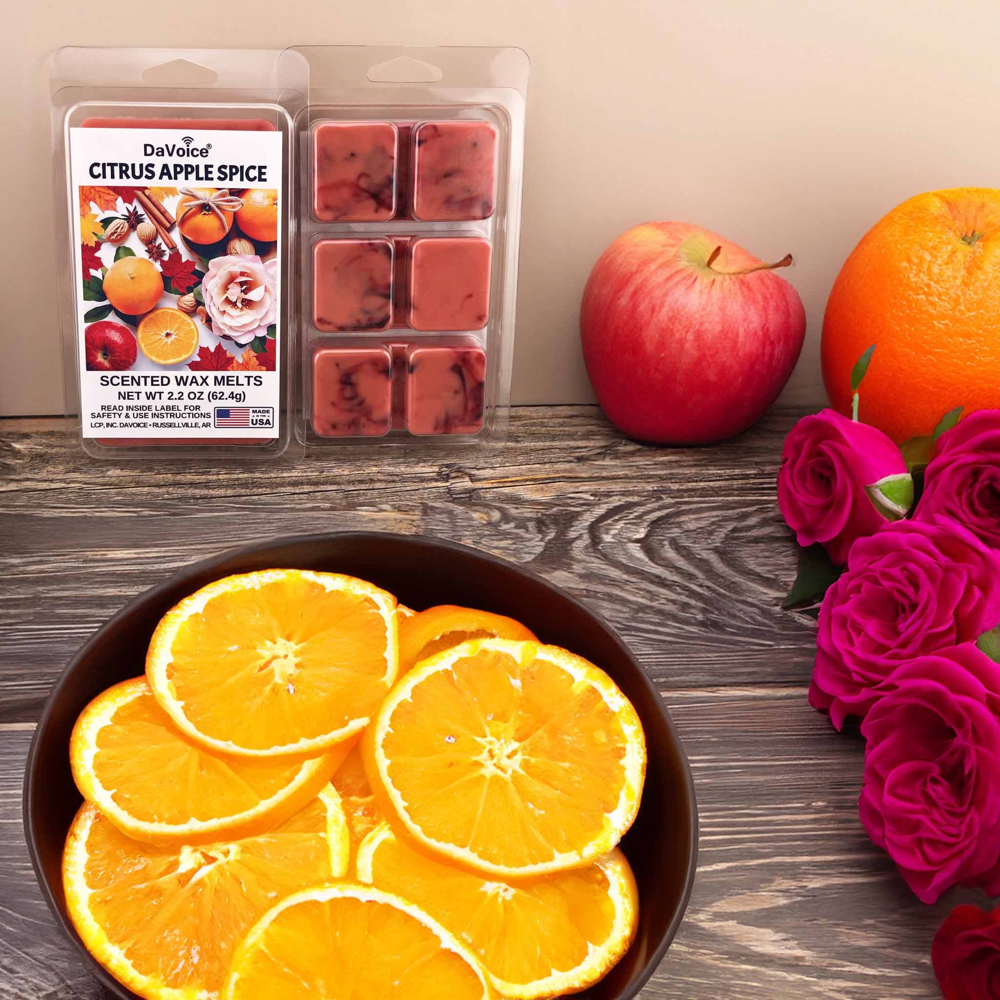 orange wax melts
