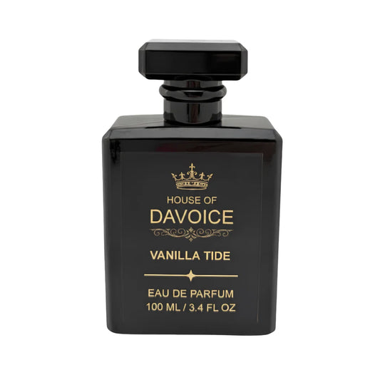 Front view of House of DaVoice Vanilla Tide Eau de Parfum 100 mL is a Sol de Janeiro inspired perfume