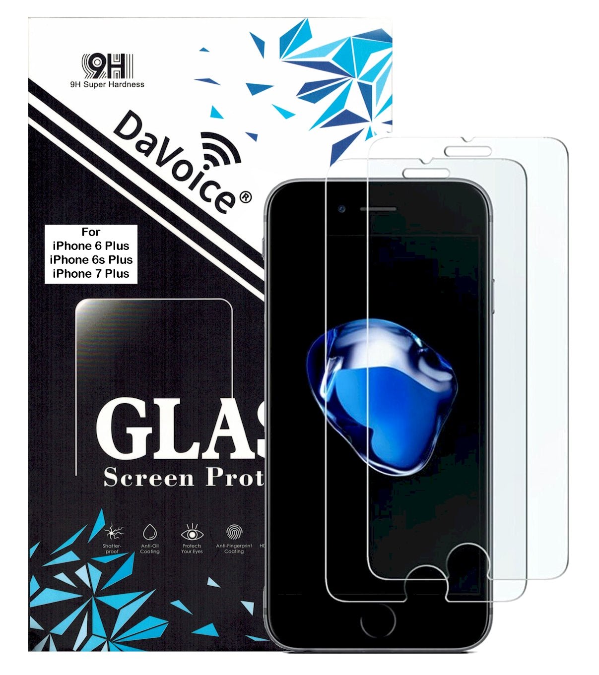 iPhone 7 Plus Screen Protector, 6s Plus Protector –