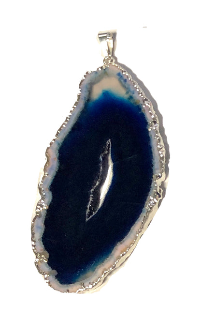 blue agate necklace