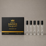 Build your own perfume sampler set with five 5 mL fragrance samples