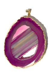 magenta pink pendant