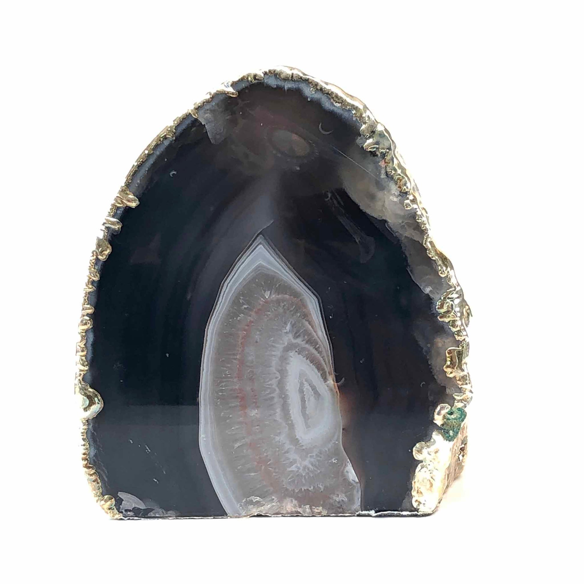 gold blue agate