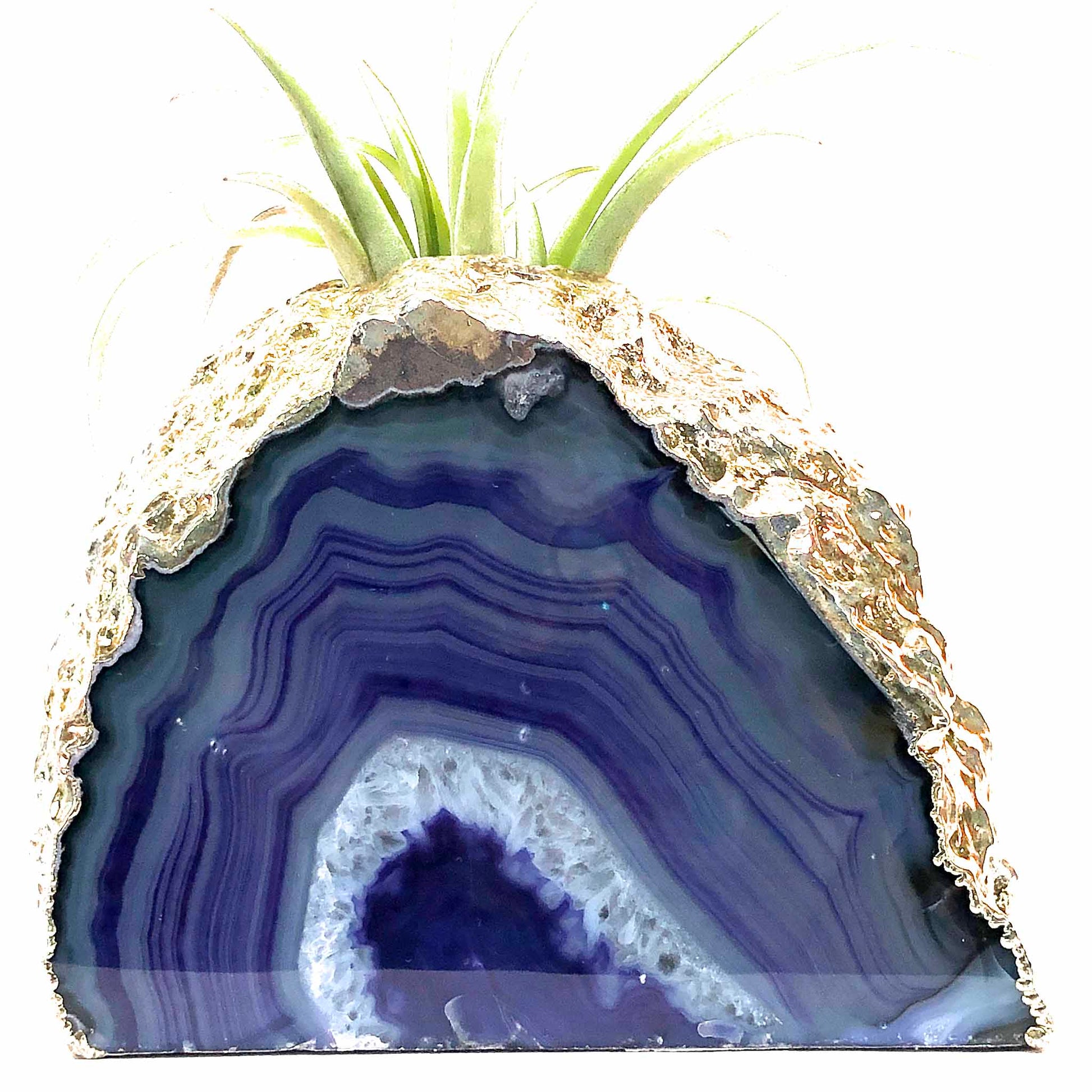 purple candle holder