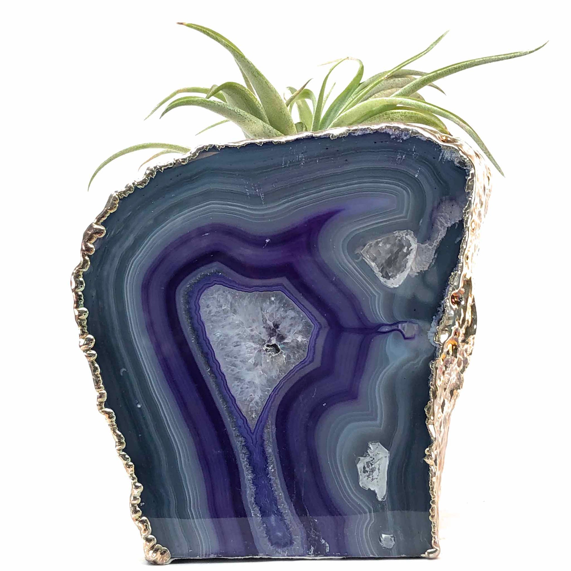 agate geode purple