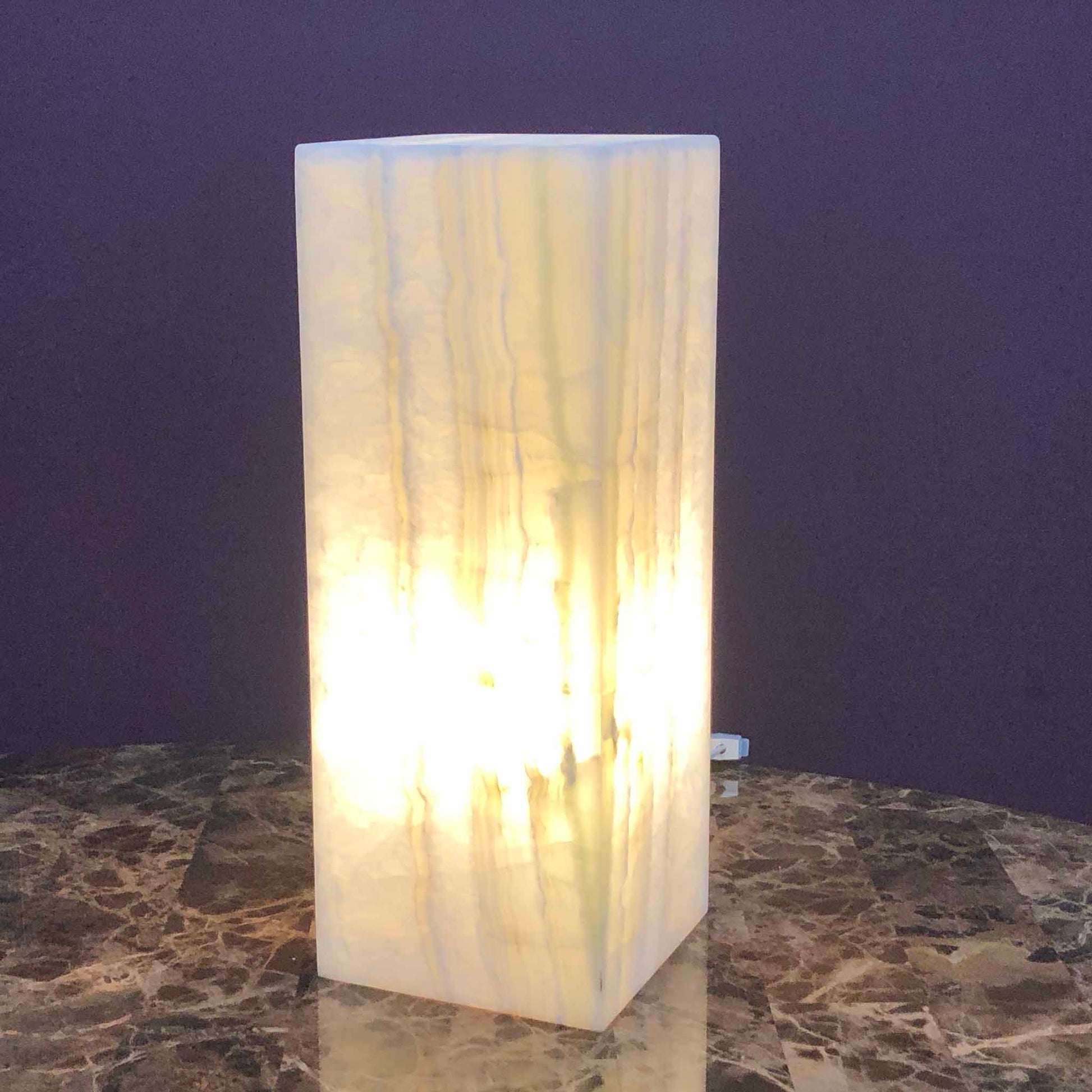 rock lamp