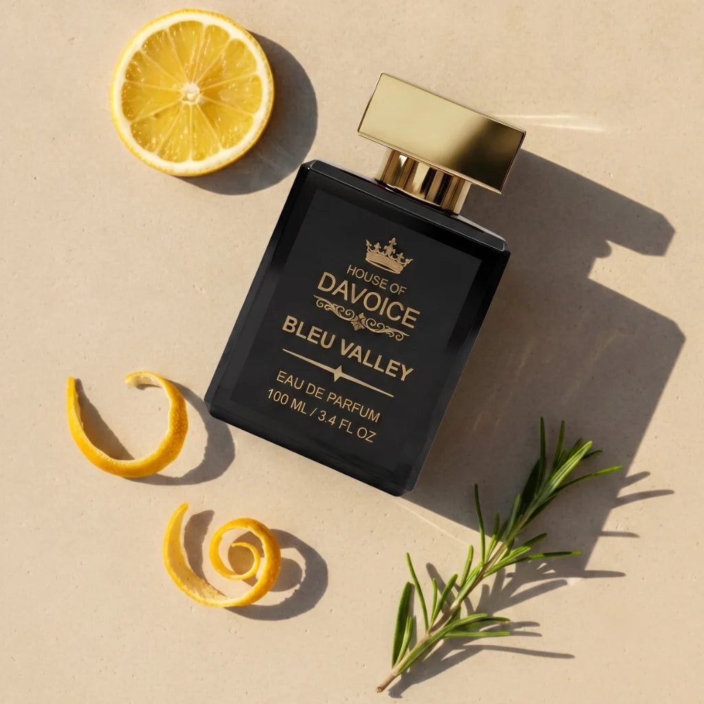 House of DaVoice Bleu Valley is a Bleu de for men inspired perfume with fresh citrus and aromatic green notes