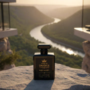 House of DaVoice Bleu Valley overlooking a peaceful river valley at golden hour