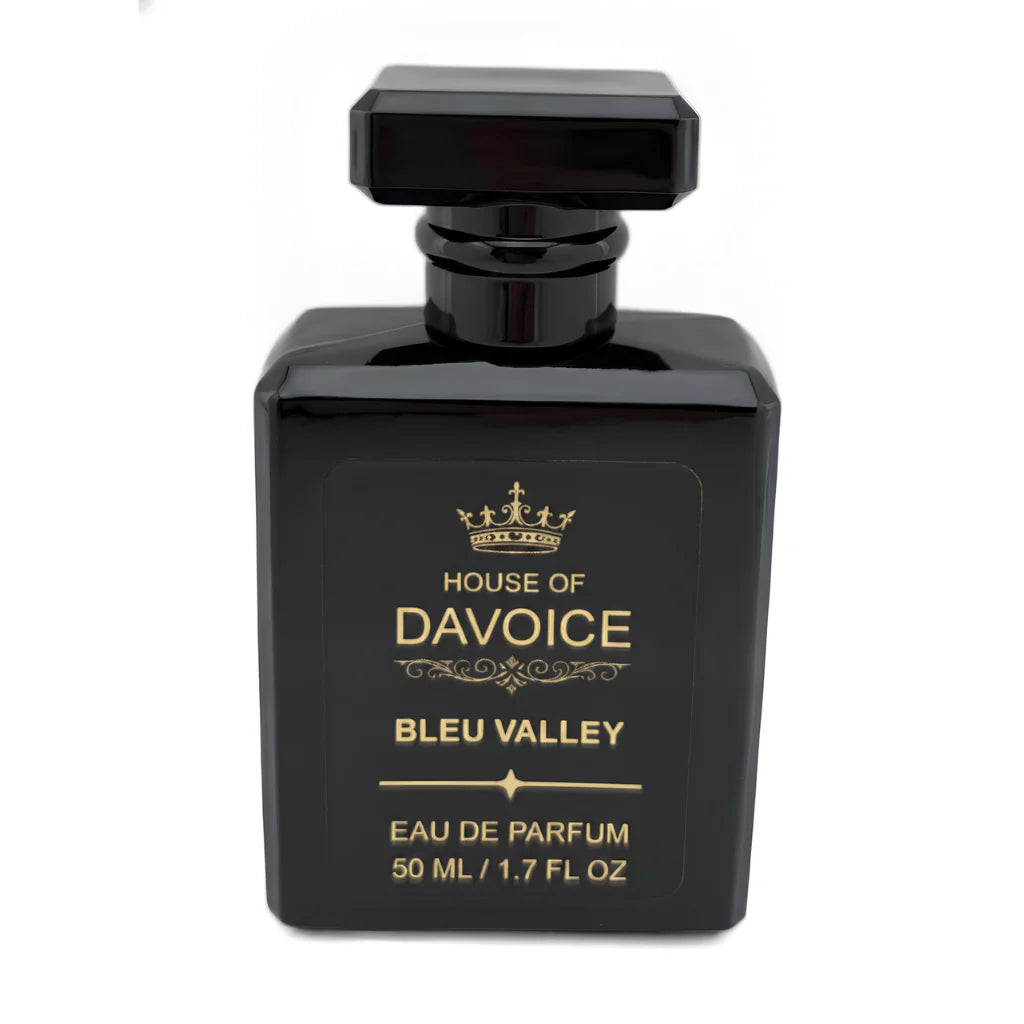 House of DaVoice Bleu Valley Eau de Parfum 50 mL front view is a Bleu de Chanel inspired perfume