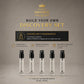 House of DaVoice perfume sample set with five 5 mL Eau de Parfum sprays