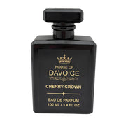 House of DaVoice Cherry Crown 100 mL Eau de Parfum front view, Tom Ford Lost Cherry inspired perfume and Lost Cherry dupe