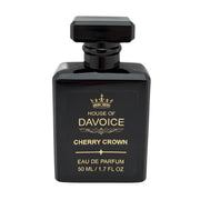 House of DaVoice Cherry Crown 50 mL Eau de Parfum front view, Tom Ford Lost Cherry inspired perfume and Lost Cherry alternative