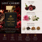 Cherry Crown fragrance notes featuring black cherry, Turkish rose, jasmine sambac, tonka bean, sandalwood and vetiver, Tom Ford Cherry dupe