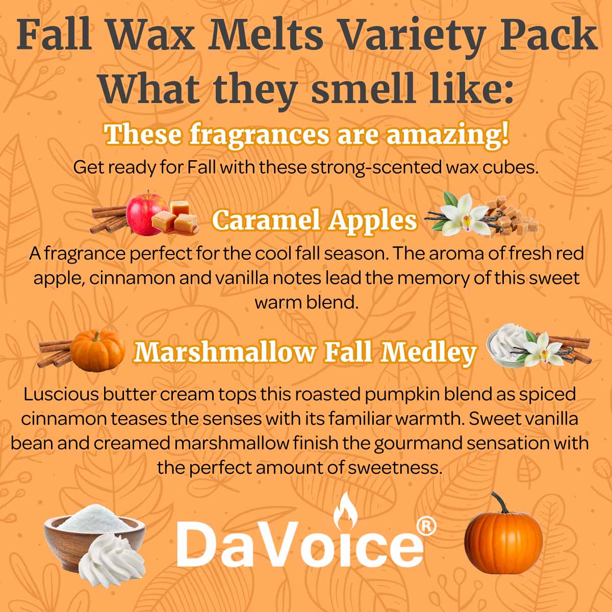 fall scented wax melts