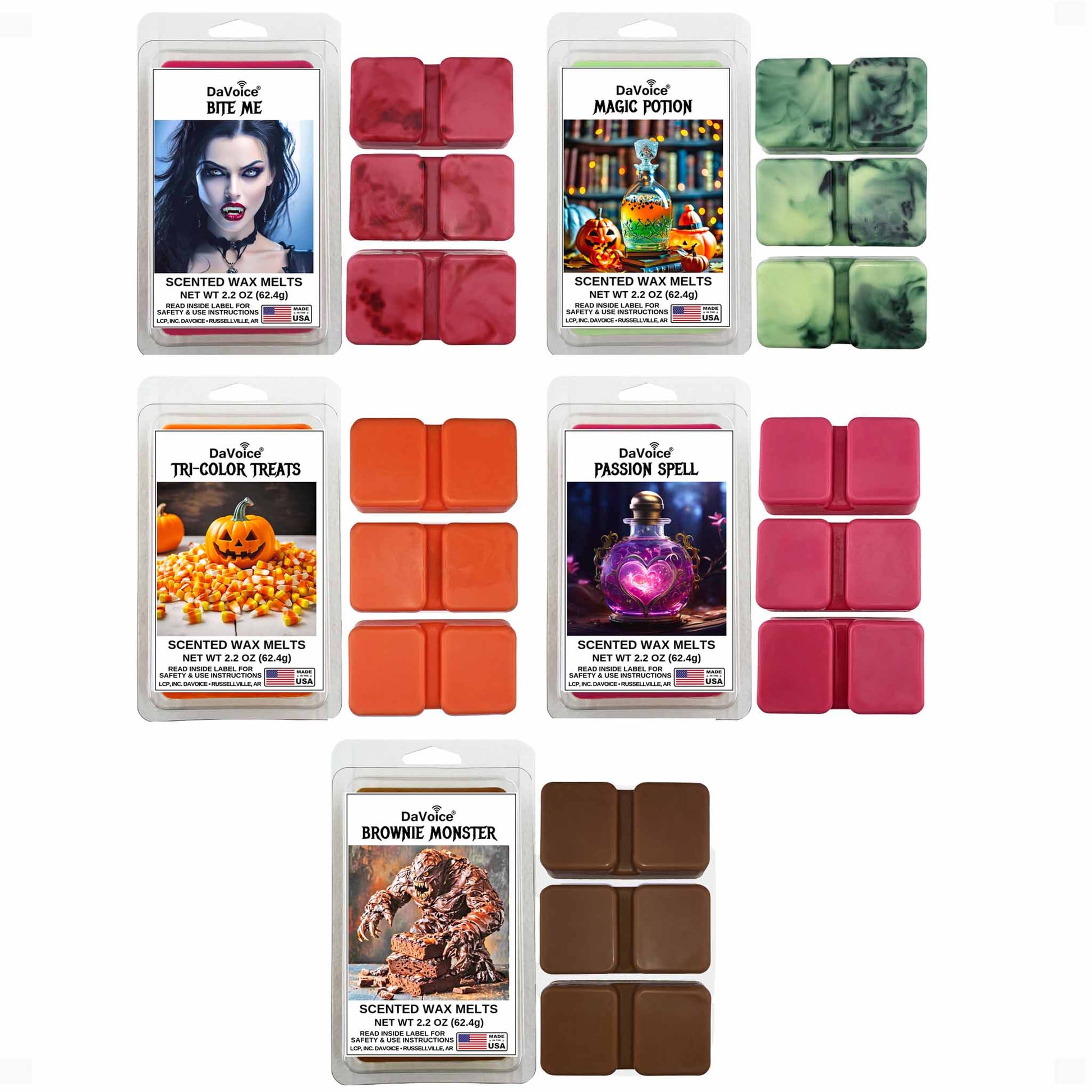 Halloween scented candles