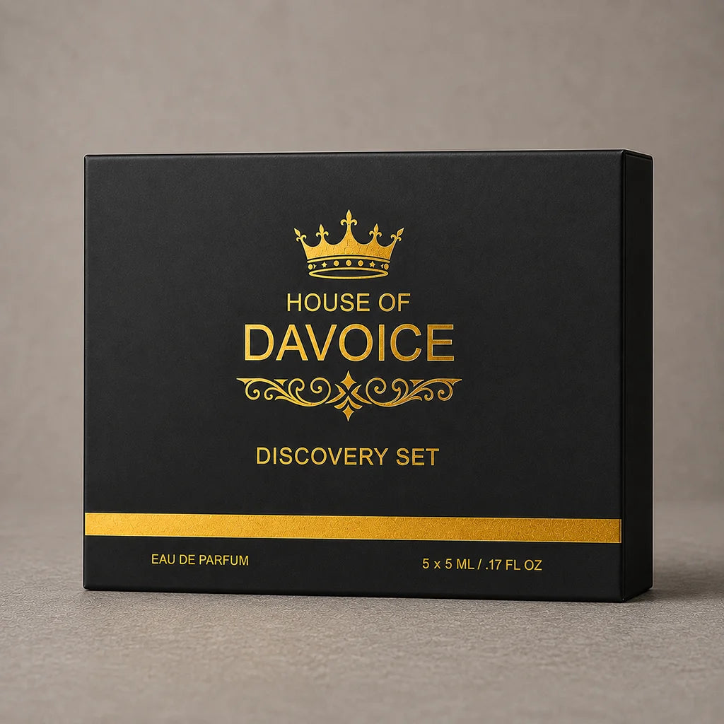 House of DaVoice perfume discovery set gift box