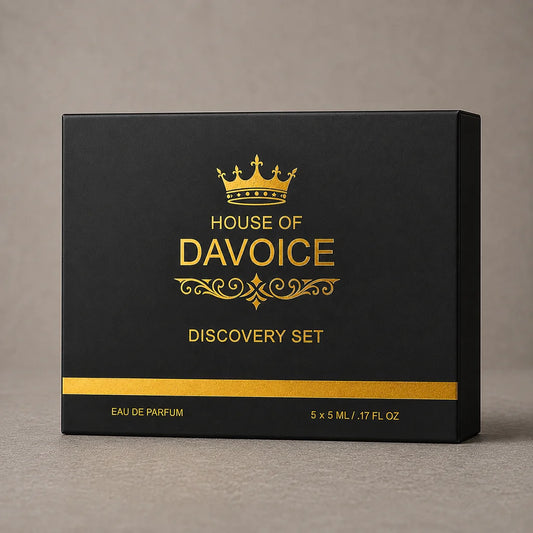 House of DaVoice perfume discovery set gift box