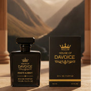 House of DaVoice King's Summit 100 mL bottle and luxury box inspired by Creed Aventus alternative cologne