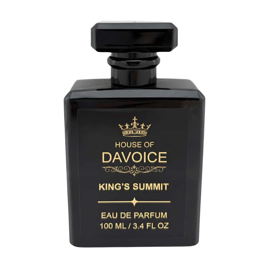 House of DaVoice King's Summit Creed Aventus dupe Eau de Parfum 100 mL front view on white background