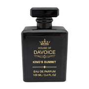 House of DaVoice King's Summit Creed Aventus dupe Eau de Parfum 100 mL front view on white background