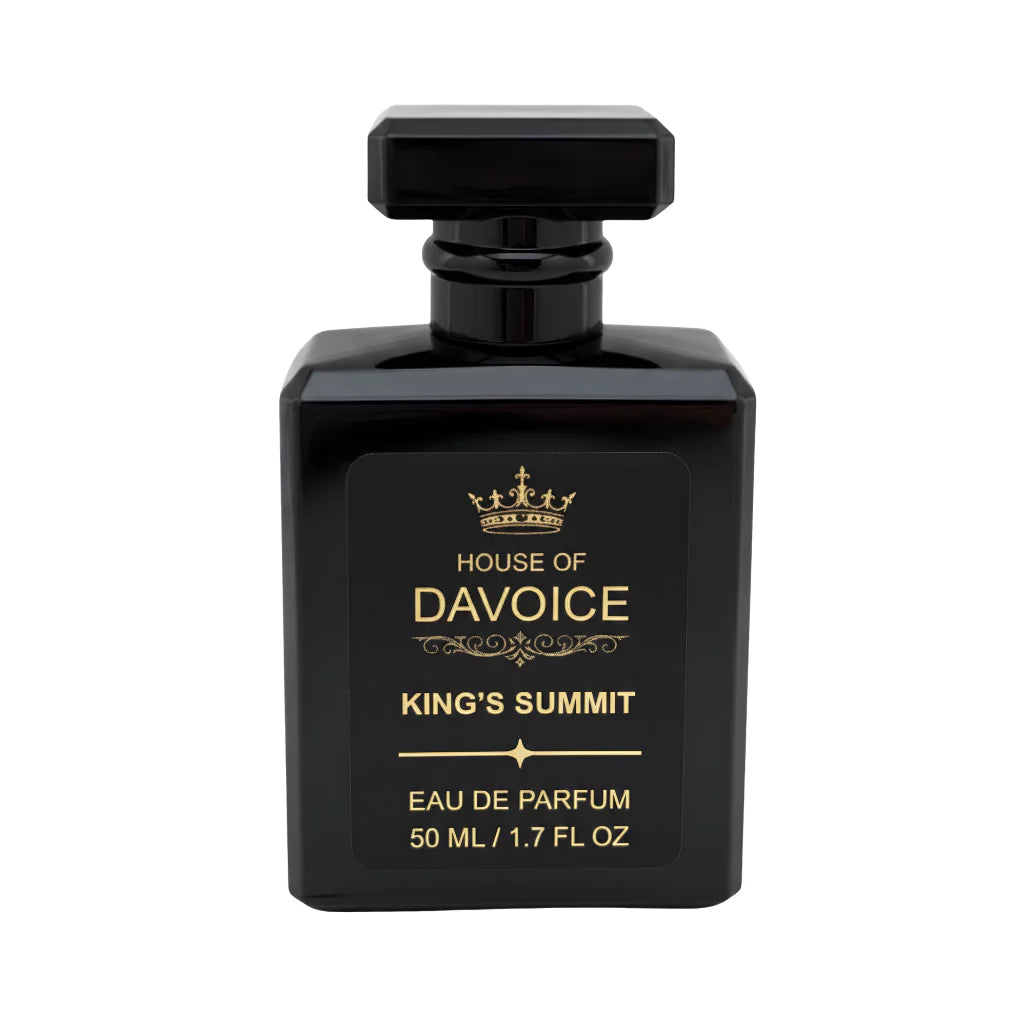 House of DaVoice King's Summit Creed Aventus dupe Eau de Parfum 50 mL front view on white background