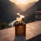 House of DaVoice King's Summit fragrance on a luxury stone overlook featuring perfumes similar to Creed Aventus