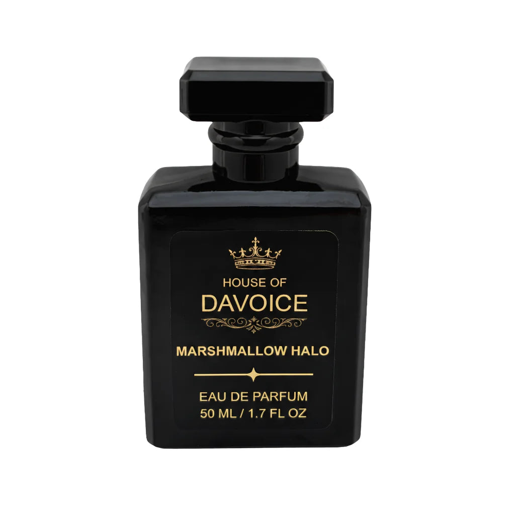 House of DaVoice Marshmallow Halo 50 mL Eau de Parfum front view inspired by Kilian Love Don't Be Shy perfume