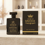 House of DaVoice Mountain Wind 100ml perfume bottle and luxury box, Sauvage inspired cologne packaging