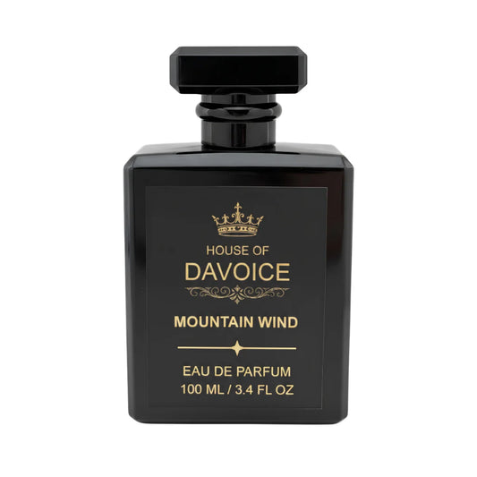 House of DaVoice Mountain Wind Eau de Parfum 100ml front view, Sauvage inspired cologne with fresh woody bergamot fragrance