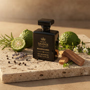 Mountain Wind fresh woody cologne with bergamot, lavender, cedarwood and pepper fragrance notes