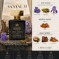 House of DaVoice Santal Horizon scent notes featuring sandalwood, cedarwood, leather, violet, iris, and cardamom perfumes like Santal 33