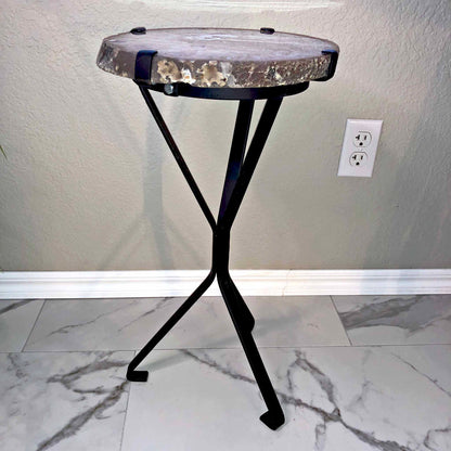 stone end table