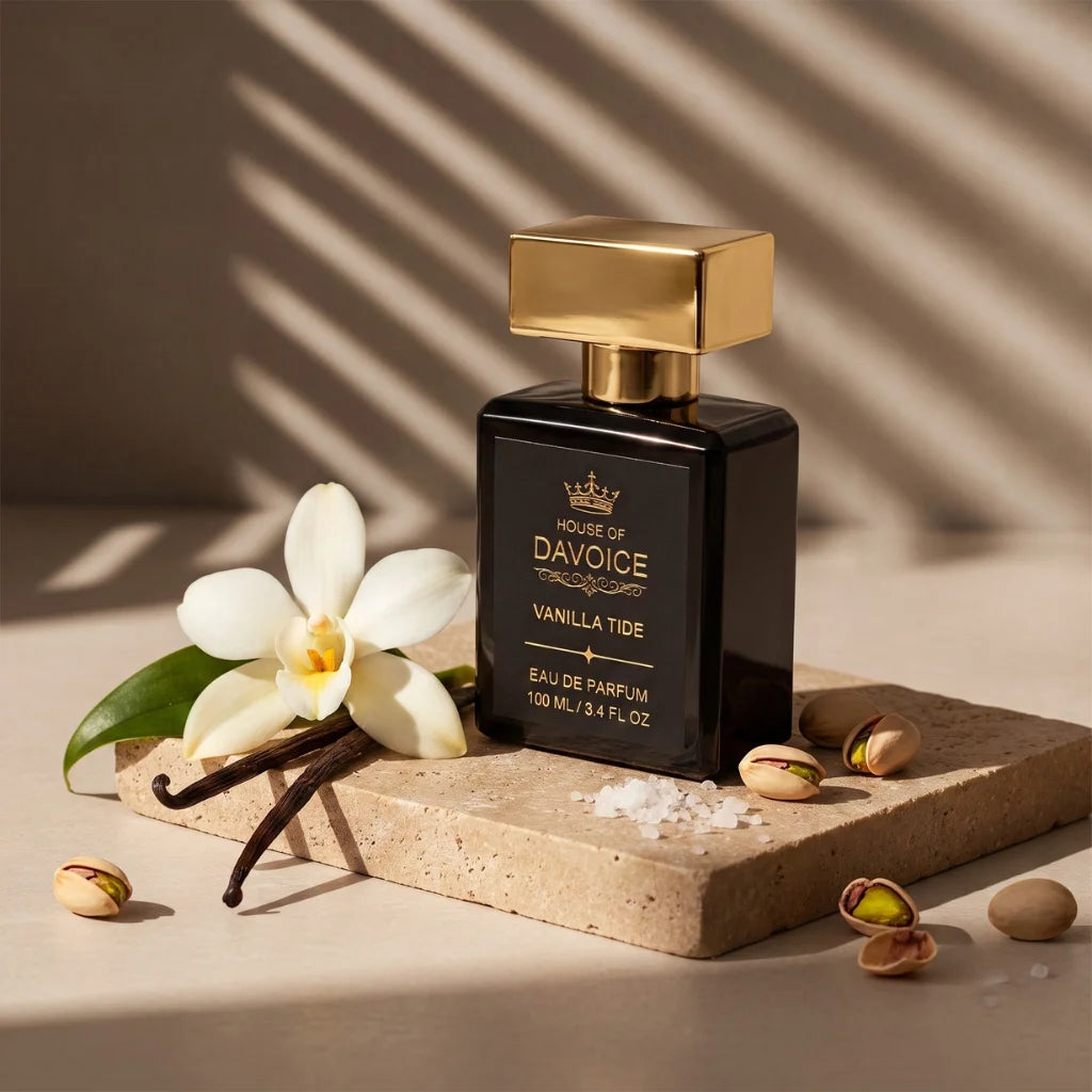 Vanilla Tide perfume 100 mL is a Cheirosa 62 dupe featuring pistachio, sea salt, and vanilla perfume scents