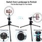 10 led ring light with stand and phone holder