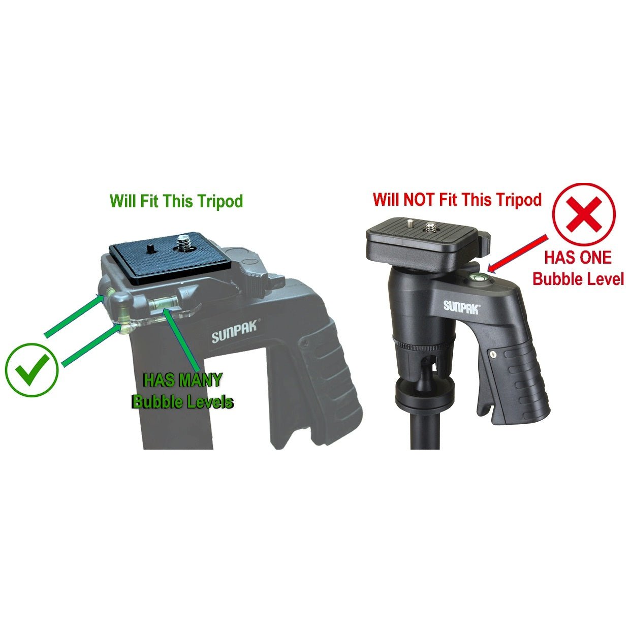 sunpak quick release plate for 6000pg