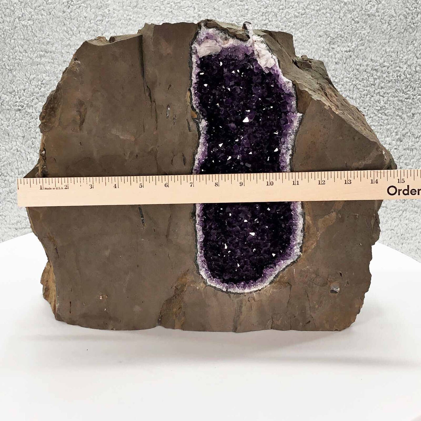 large amethyst crystal