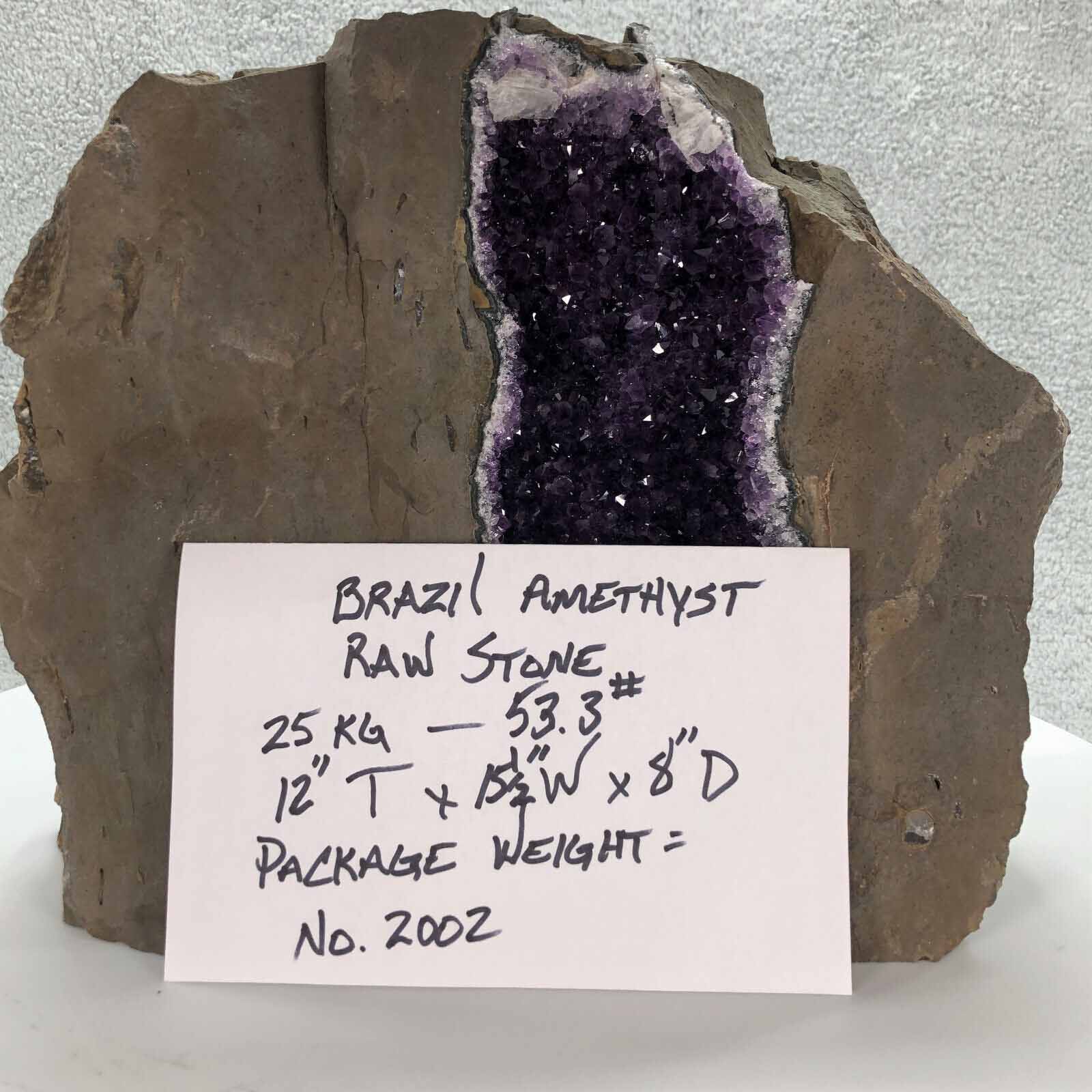 Amethyst Crystal Rock Purple Amethyst Stone Decor Natural Raw 53lb