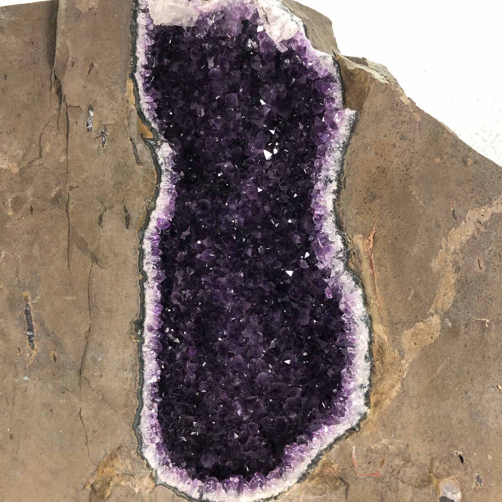 Large Amethyst Crystal Rock Stone Geode Raw Cluster Decor 65lbs