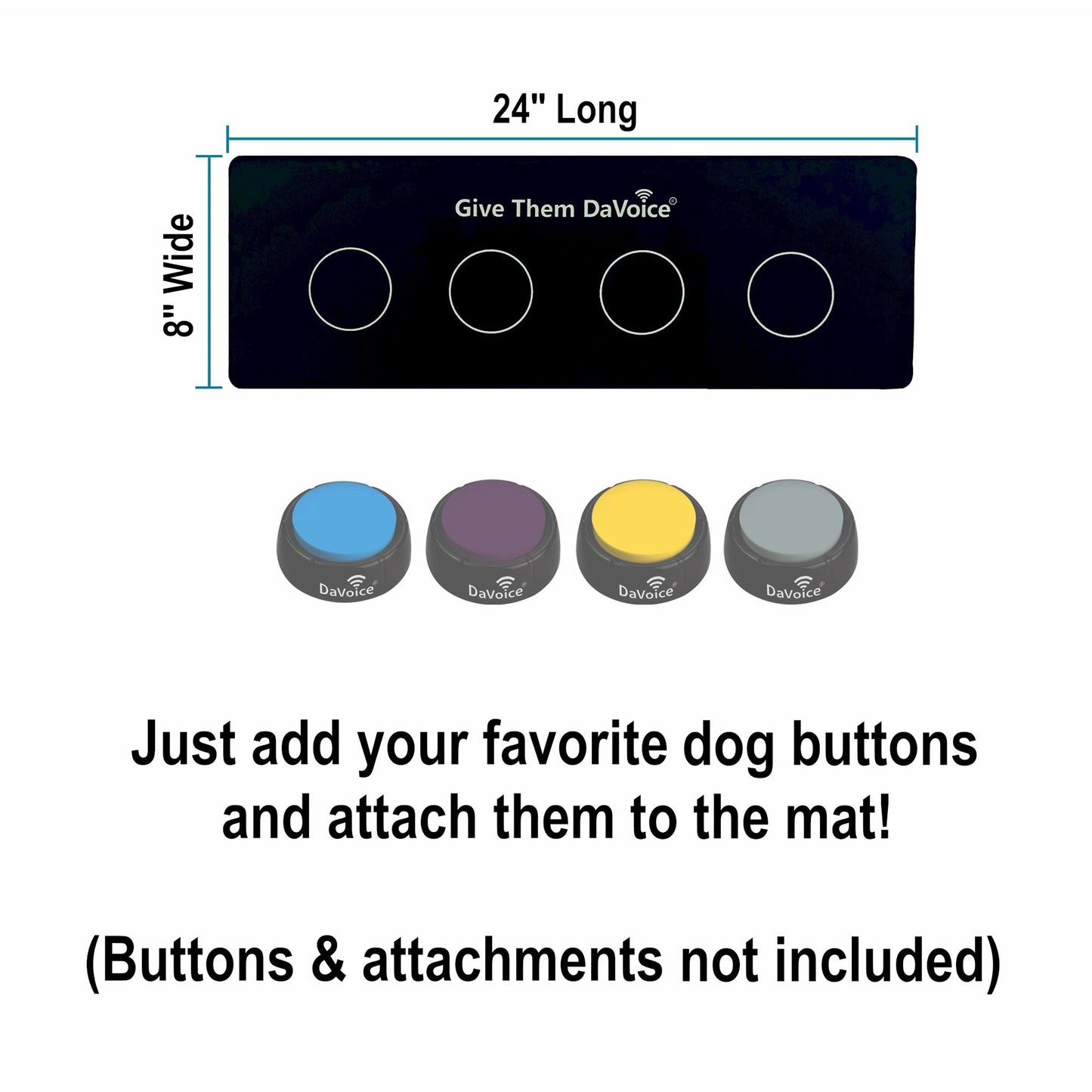 dog buttons for communication board