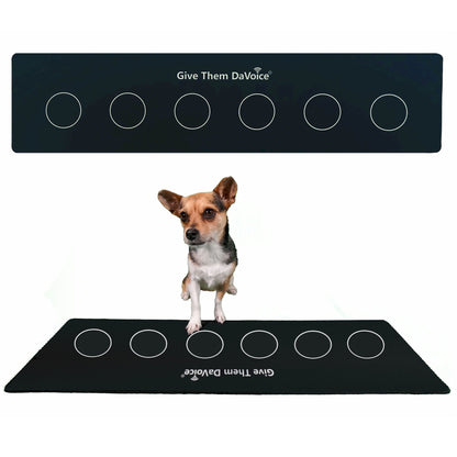 dog talking button mat