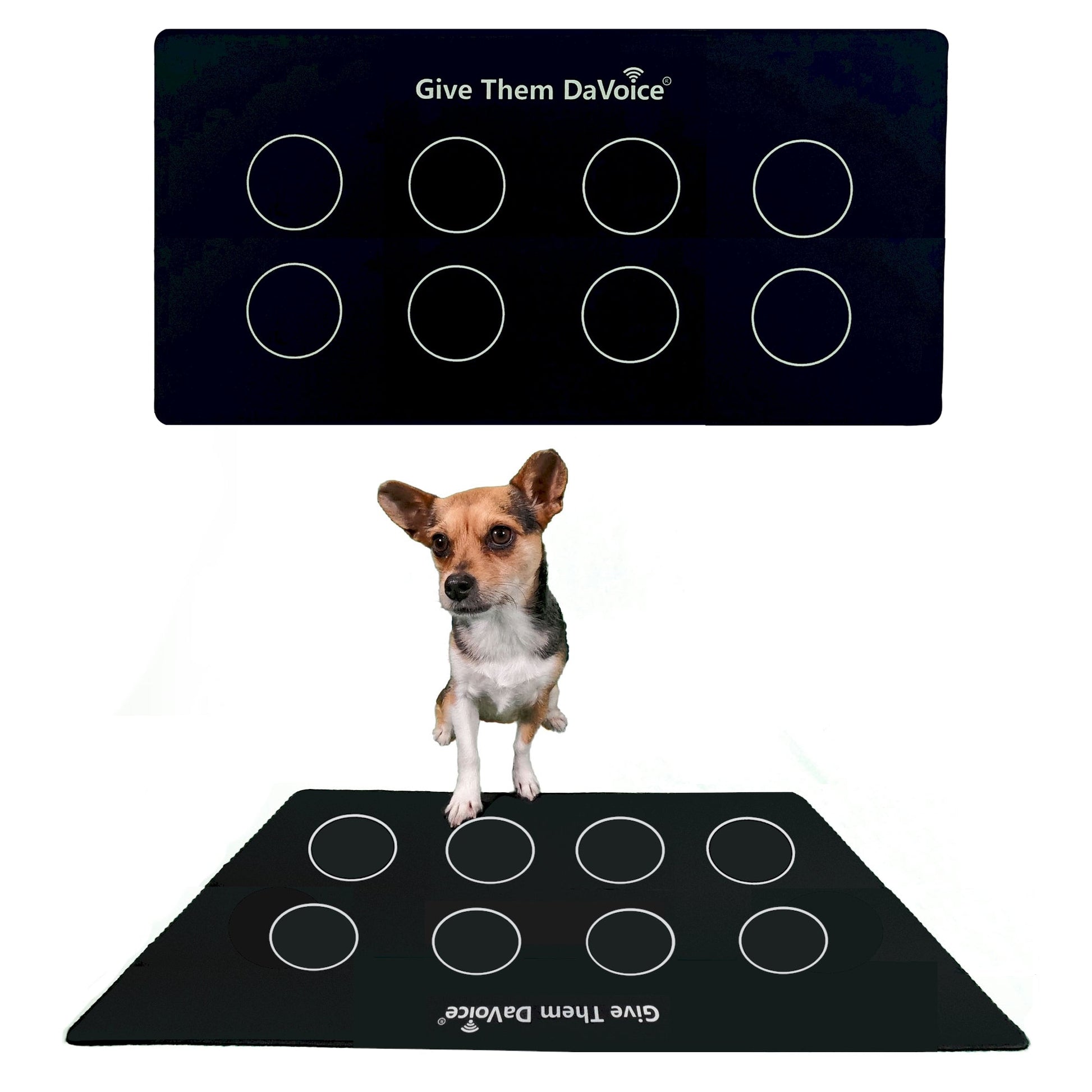 dog talking button mat