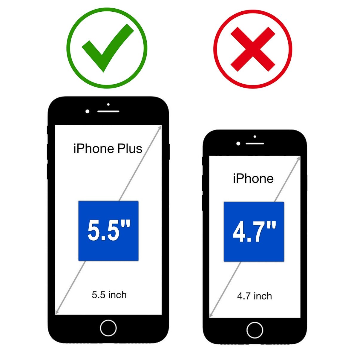 Iphone 8 plus screen size deals inches