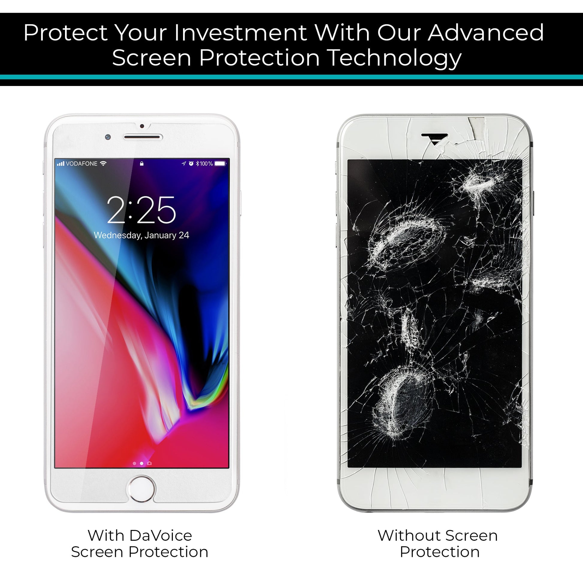 iphone 8 plus screen protector tempered glass
