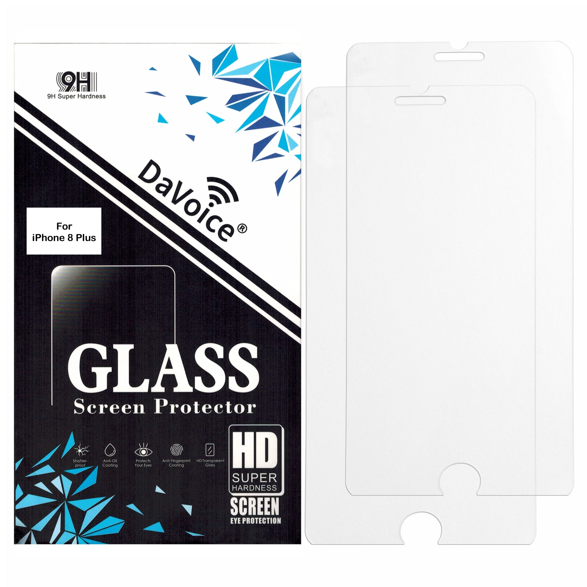 iPhone 8 Plus Screen Protector Tempered Glass Screen Protector – DaVoice