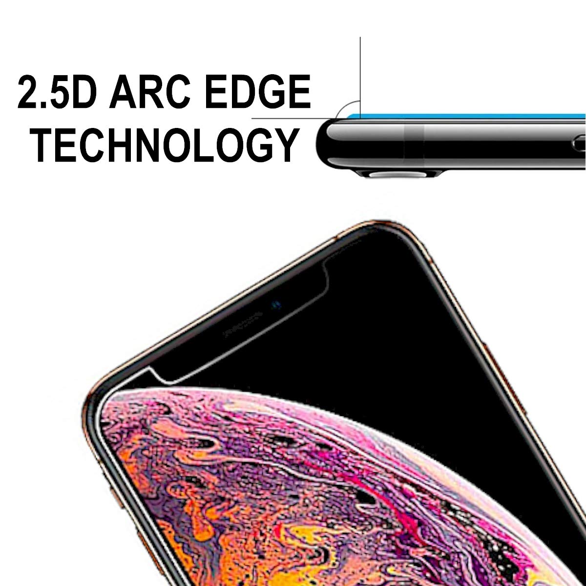 Explosion-Proof Tempered Glass Film for 6.5-inch iPhone Xs Max/11ProMax