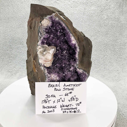 purple amethyst crystal