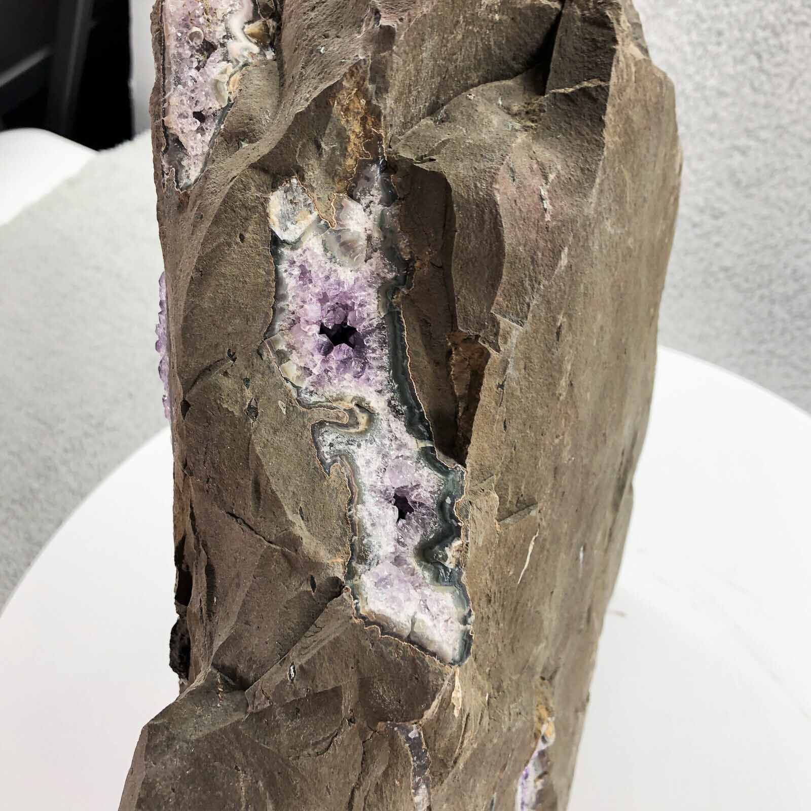 Amethyst Crystal Rock Purple Amethyst Stone Decor Natural Raw 53lb
